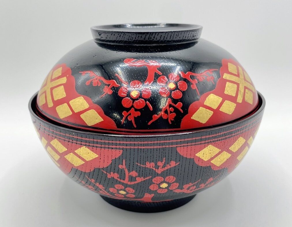大橋荘兵衛造 正法寺蒔絵 雑煮椀 10客組 - kaji