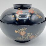 美品です　平安堂の貴重な高級蒔絵椀　草花蒔絵　吸物椀　６客 国宝絵替蒔絵蝋色塗吸物椀6客 共箱 山田平安堂 己ん典（造