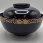 橘屋友七 黒内捻子蒔絵吸物椀 10客組 - kaji's antiques 梶 古美術